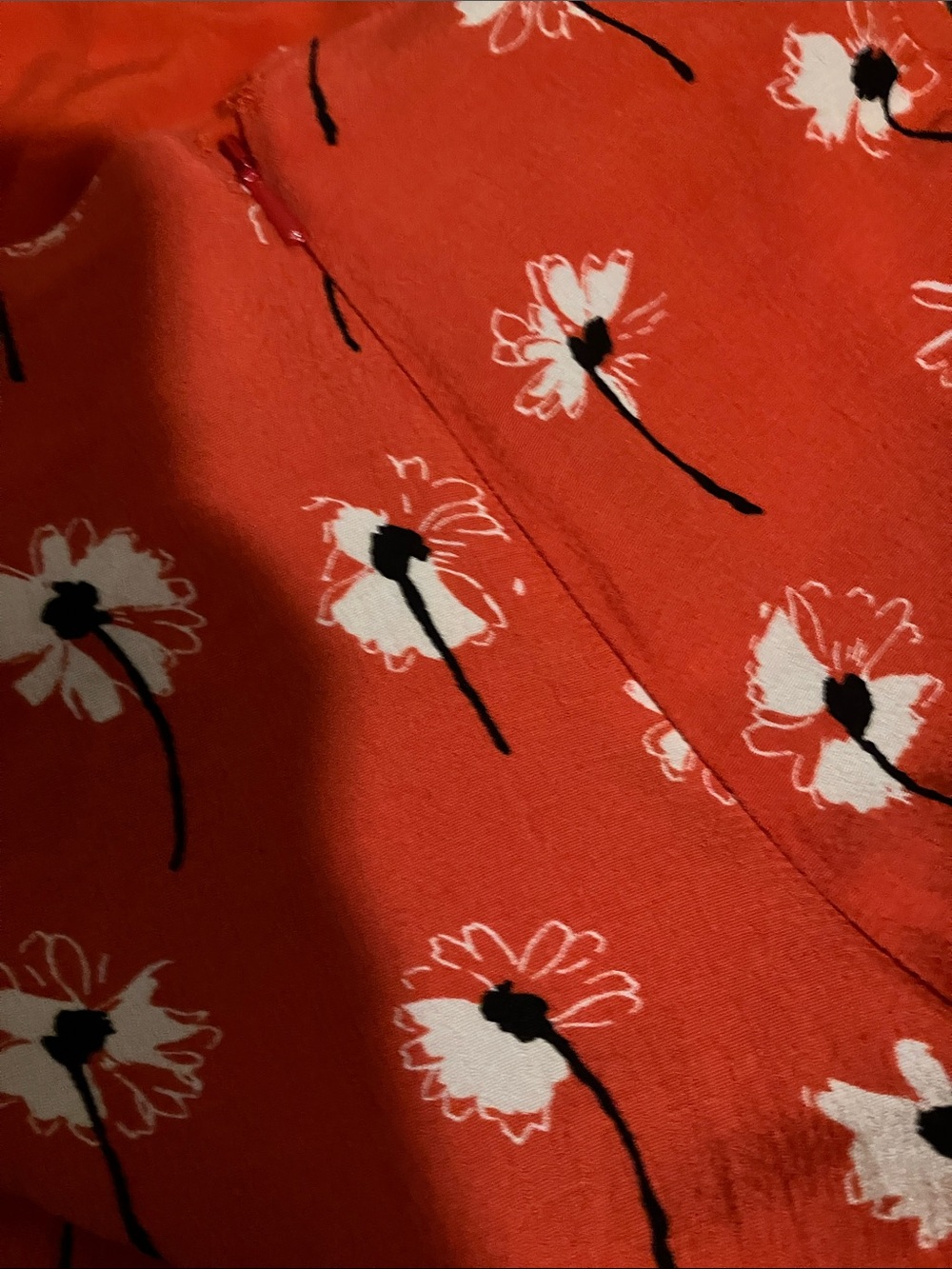 Maeve by Anthropologie Red Floral Midi Skirt - Picture 5 of 6